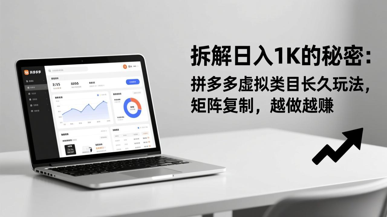 拆解日入 1K 的秘密：拼多多虚拟类目长久玩法，矩阵复制，越做越赚-云泽轻创网