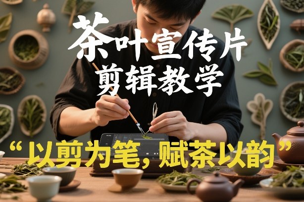 茶叶宣传片剪辑教学，以剪为笔，赋茶以韵，新手也能拍出高级感-云泽轻创网