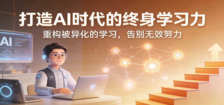 打造AI时代的终身学习力:重构被异化的学习,告别无效努力-云泽轻创网