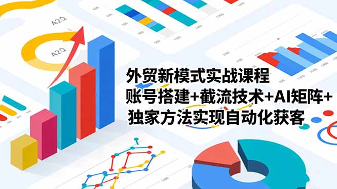 外贸新模式实战课程-更新2月，账号搭建+截流技术+AI矩阵+独家方法实现自动化获客-云泽轻创网