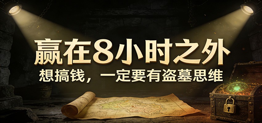 公众号付费文章《赢在8小时之外，想搞钱，一定要有盗墓思维》-云泽轻创网
