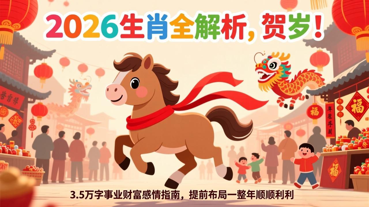 付费文章：贺岁！2026生肖全解析，3.5万字事业财富感情指南，提前布局一整年顺顺利利-云泽轻创网