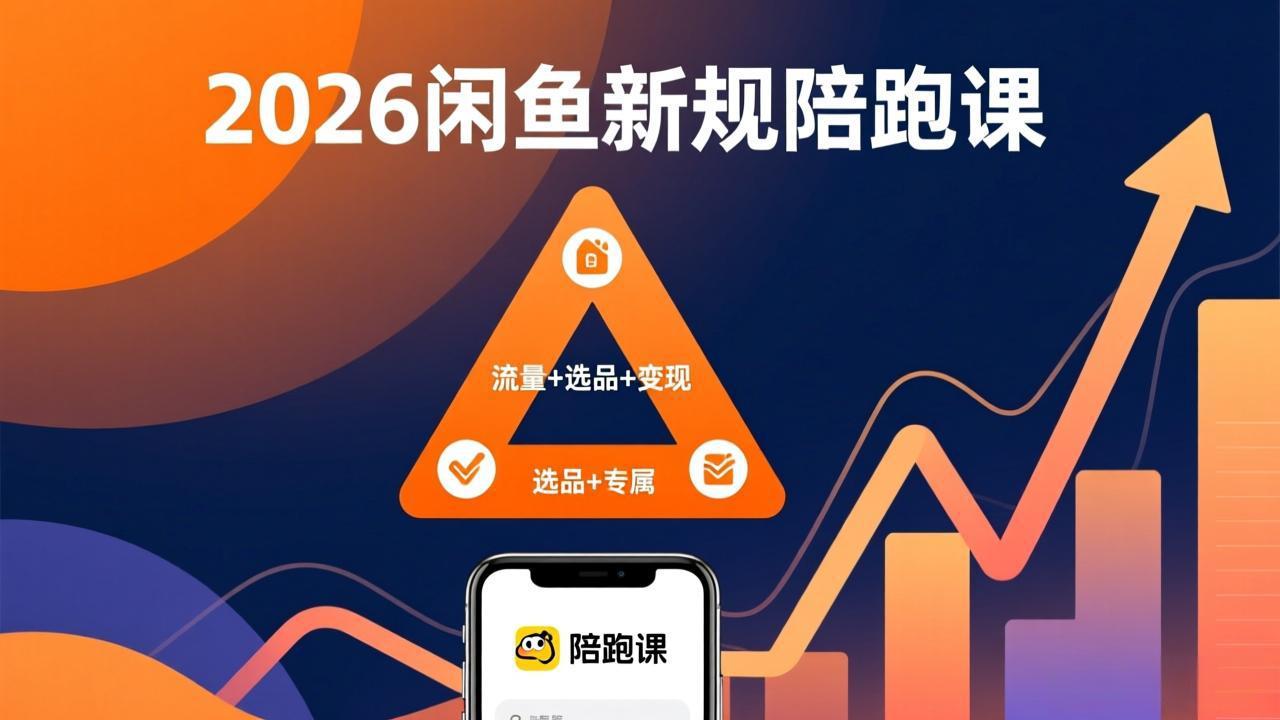 2026闲鱼高阶陪跑课全新上线，带你吃透新规玩转选品流量，从零搭建稳定变现盈利体系-云泽轻创网