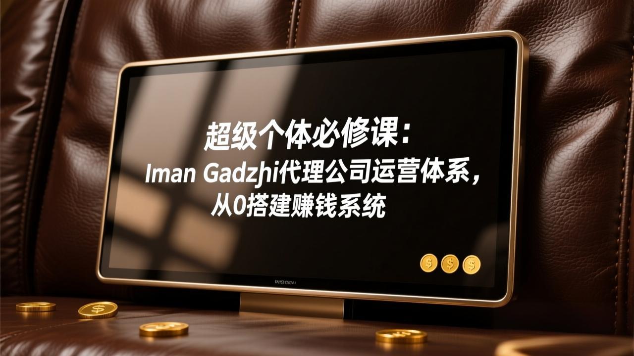 超级个体必修课：Iman Gadzhi代理公司运营体系，从0搭建赚钱系统-云泽轻创网