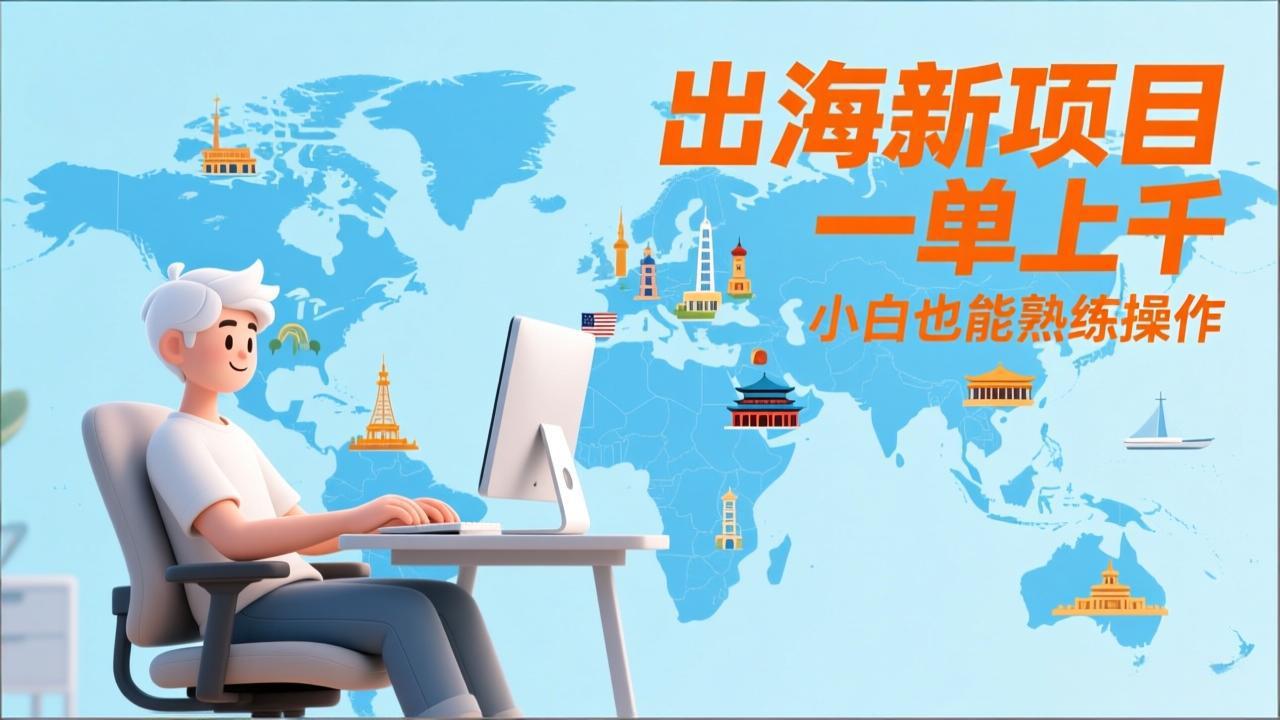 出海新项目，一单上千，小白也能熟练操作-云泽轻创网