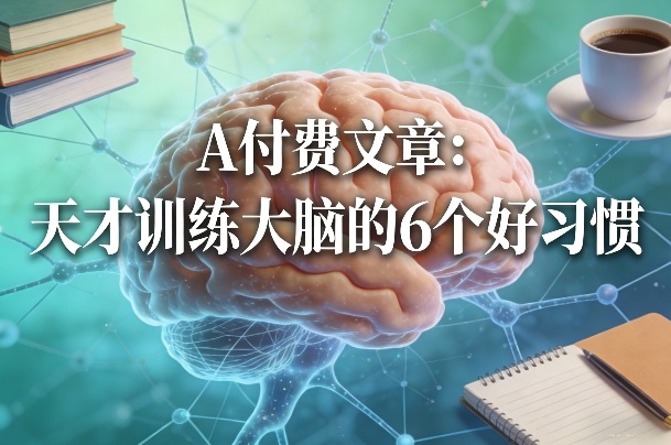 付费文章：天才训练大脑的6个好习惯-云泽轻创网