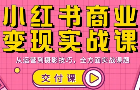 饭饭老师·小红书商业变现实战课-云泽轻创网