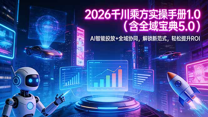 2026 千川乘方实操手册 1.0(含全域宝典 5.0-云泽轻创网