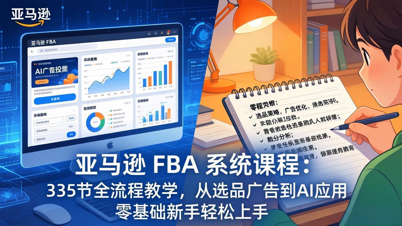 亚马逊 FBA 系统课程(更新26年3月-云泽轻创网