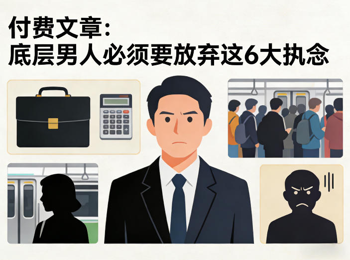 付费文章：底层男人必须要放弃这6大执念-云泽轻创网