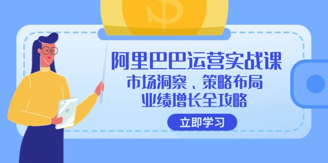 阿里巴巴运营实战课：市场洞察、策略布局、业绩增长全攻略-云泽轻创网