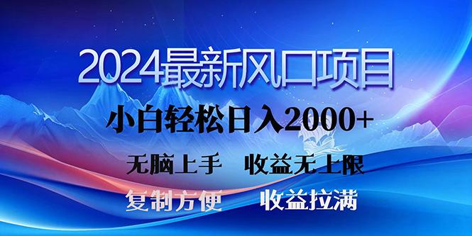 (10078期)2024最新风口！三分钟一条原创作品，日入2000+，小白无脑上手，收益无上限-云泽轻创网