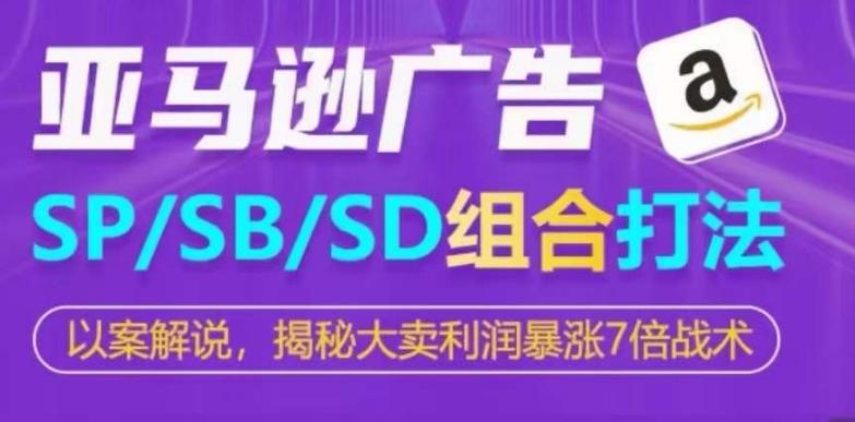 亚马逊SP/SB/SD广告组合打法，揭秘大卖利润暴涨7倍战术-云泽轻创网