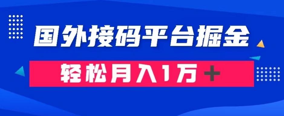 通过国外接码平台掘金：成本1.3，利润10＋，轻松月入1万＋【揭秘】-云泽轻创网