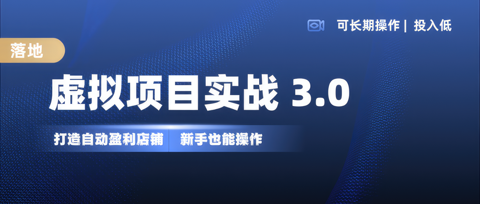 虚拟项目实操落地 3.0,新手轻松上手，单品月入1W+-云泽轻创网
