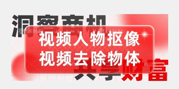 【超强视频处理工具】视频人物抠像+视频去除物体-云泽轻创网