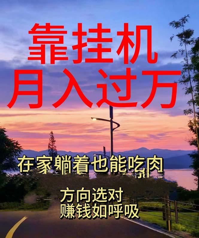 靠挂机，日入1000+，躺着也能吃肉，电脑手机都可挂-云泽轻创网