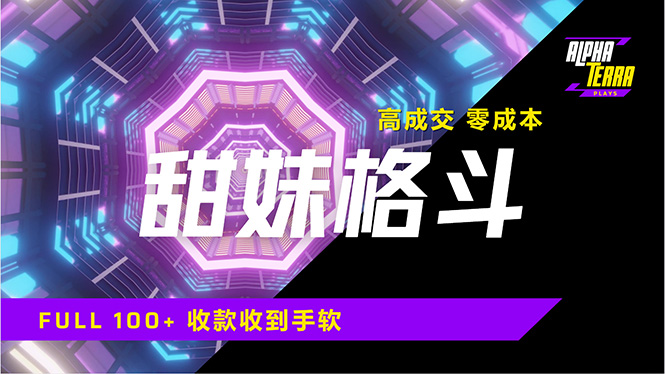 高成交零成本，售卖甜美格斗课程，谁发谁火，加爆微信，日入1000+收款…-云泽轻创网