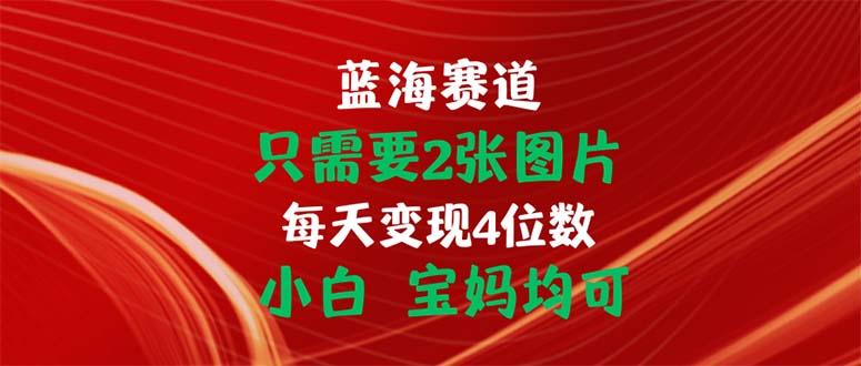 只需要2张图片 每天变现4位数 小白 宝妈均可-云泽轻创网