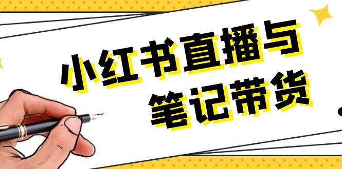 小红书直播与笔记带货：选品、上架、笔记写作、视频剪辑及直播话术等-云泽轻创网