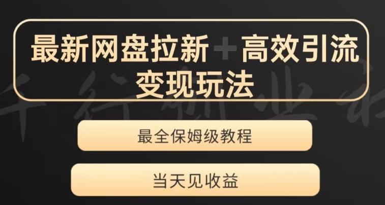 最新最全夸克网盘拉新变现玩法，多种裂变，举一反三变现玩法【揭秘】-云泽轻创网