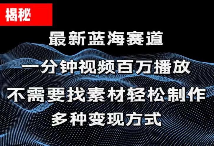 揭秘！一分钟教你做百万播放量视频，条条爆款，各大平台自然流，轻松月…-云泽轻创网