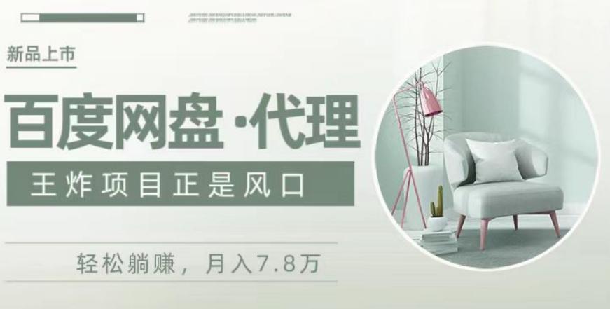 度盘代理，月入7w保姆级全方位教程-云泽轻创网