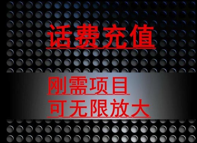 最新蓝海项目，刚需赛道，95折充话费月入5位数-云泽轻创网