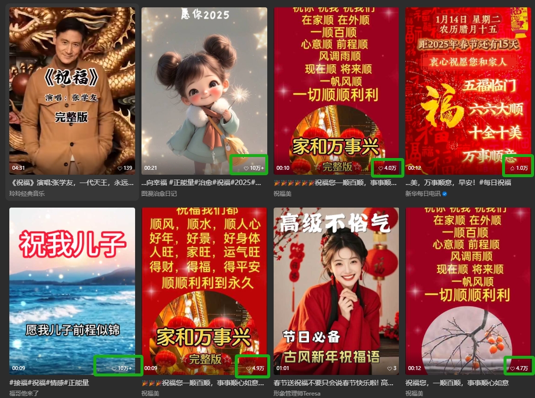 银发经济新年风口,儿女祝福视频爆火,一条作品上万播放,一定要抓住-云泽轻创网
