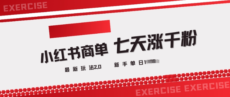小红书商单2.0最新玩法，3天涨千粉单日变现多张-云泽轻创网