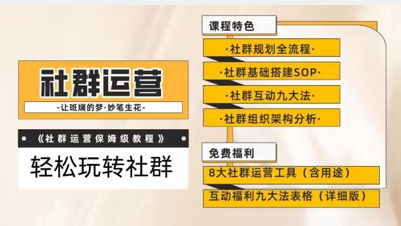 【社群运营】保姆式教程：九大互动法，八款社群运营工具助你轻松玩转社群【揭秘】-云泽轻创网