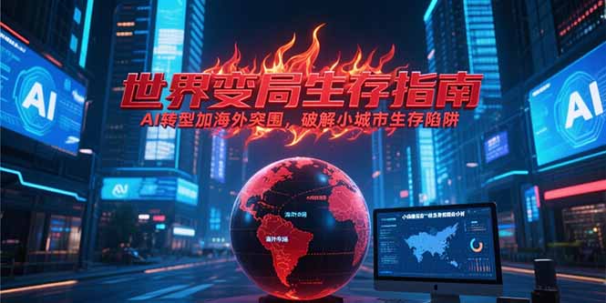 付费文章《世界变局生存指南，AI转型加海外突围，破解小城市生存陷阱》-云泽轻创网