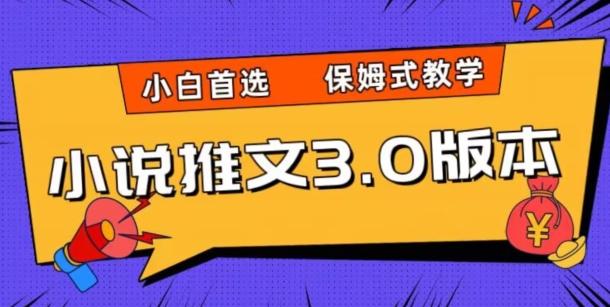 小说推文3.0玩法，日入两千+，保姆式教学，小白首选【揭秘】-云泽轻创网