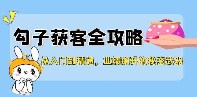 从入门到精通，勾子获客全攻略，业绩飙升的秘密武器-云泽轻创网
