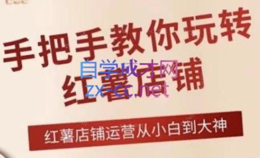 海燕老师·2024手把手教你玩转红薯店铺-云泽轻创网
