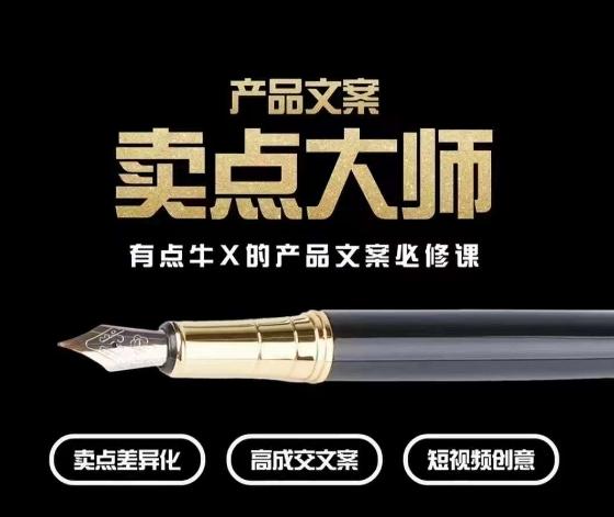 产品文案【卖点大师】高转化电商，有点牛X的产品文案必修课-云泽轻创网