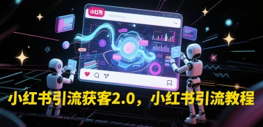 小红书引流获客2.0，小红书引流教程-云泽轻创网