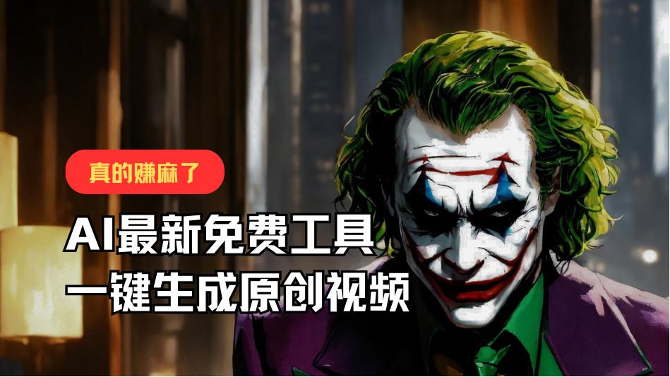 最新免费AI工具，一键生成原创视频，佛系搬运，轻松月入10000+！-云泽轻创网