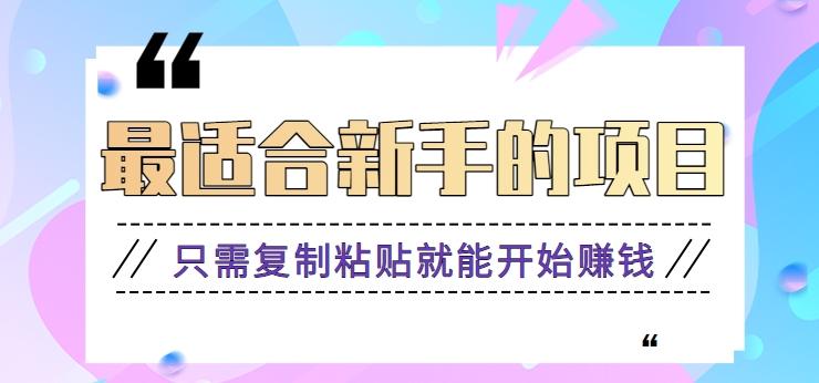 2024最适合新手操作的项目,新手小白只需复制粘贴就能开始赚钱【视频教程+软件】-云泽轻创网