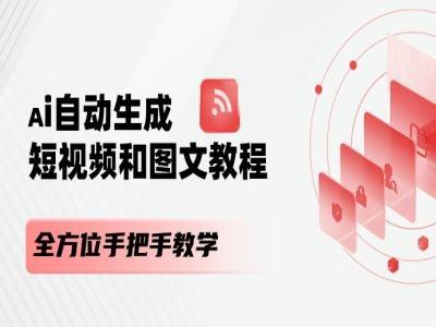 AI自动生成短视频和图文课程，全方位手把手教学-云泽轻创网