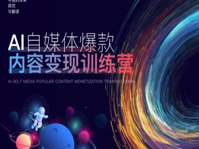 AI自媒体爆款内容变现训练营，20%底层逻辑，60%实操方法，20%案例拆解(即学即用)-云泽轻创网