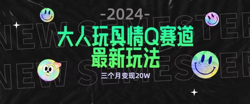 全新大人玩具情Q赛道合规新玩法，公转私域不封号流量多渠道变现，三个月变现20W【揭秘】-云泽轻创网