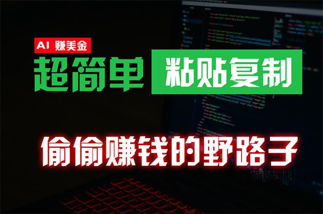 (10044期)偷偷赚钱野路子，0成本海外淘金，无脑粘贴复制 稳定且超简单 适合副业兼职-云泽轻创网