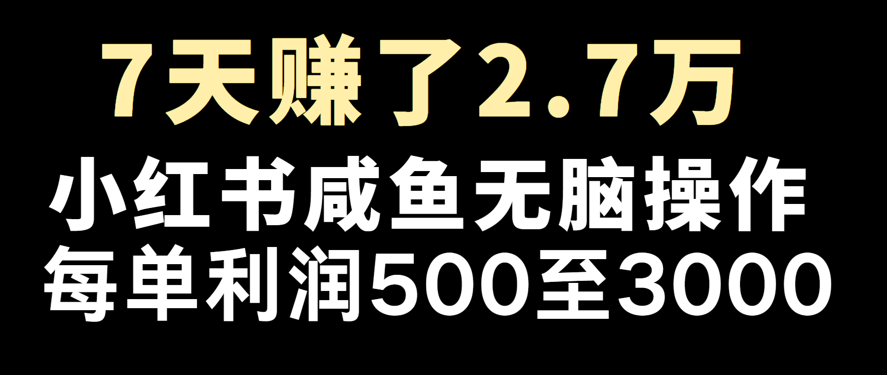 冷门暴利，超级简单的项目0成本玩法，每单在500至4000的利润-云泽轻创网