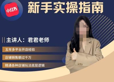 君君-小红书电商从入门到精通，新手实操指南-云泽轻创网