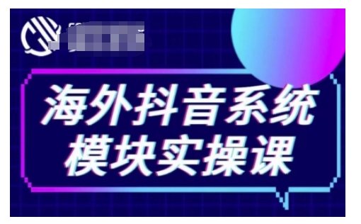 海外抖音Tiktok系统模块实操课，TK短视频带货，TK直播带货，TK小店端实操等-云泽轻创网