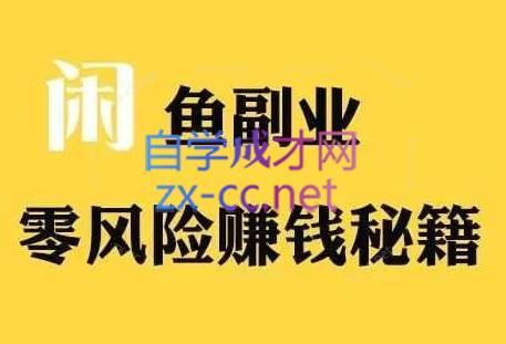 铁逸潇老师·闲鱼电商新手运营教程-云泽轻创网