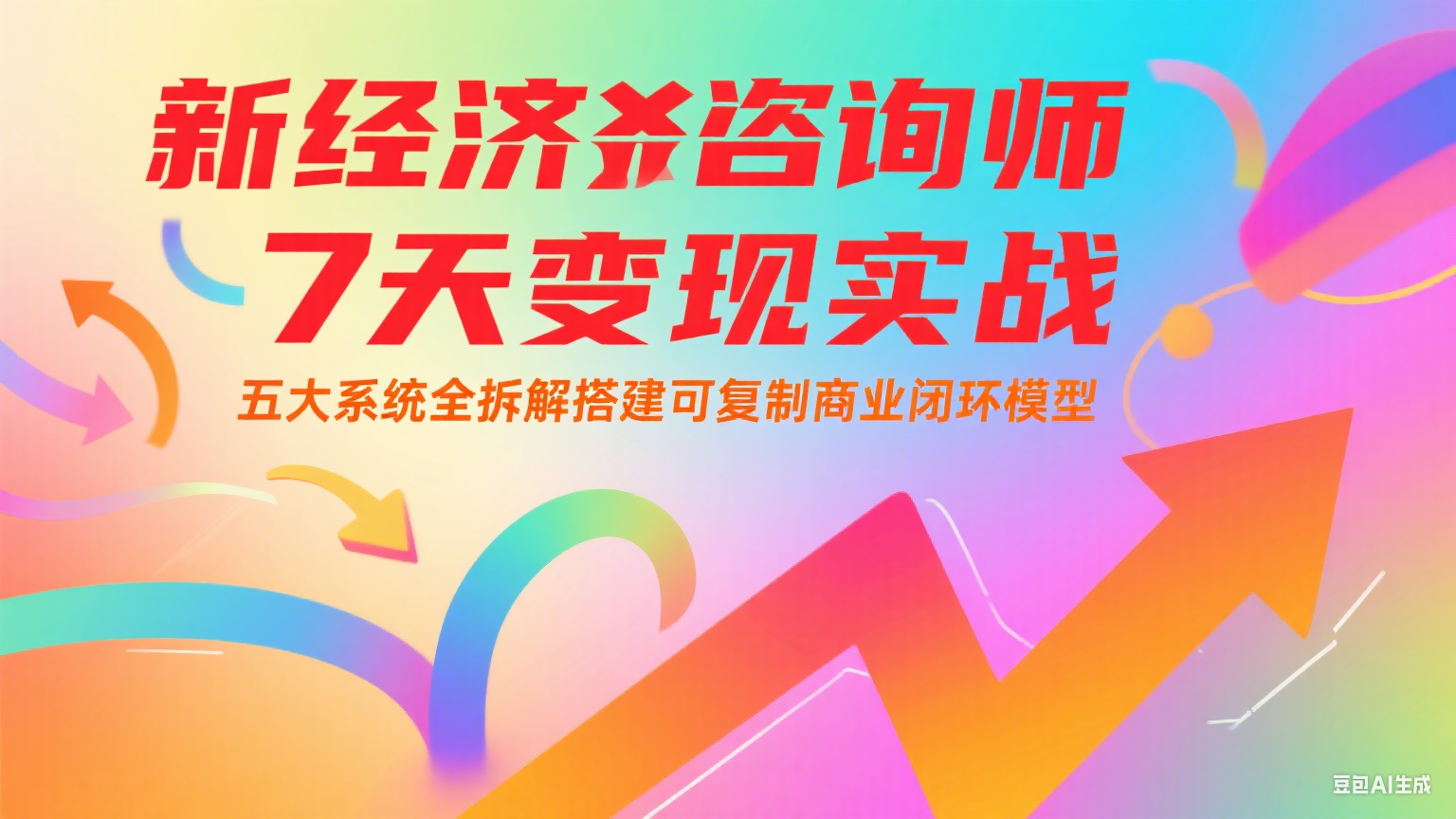 新经济咨询师 7 天变现实战：五大系统全拆解搭建可复制商业闭环模型-云泽轻创网