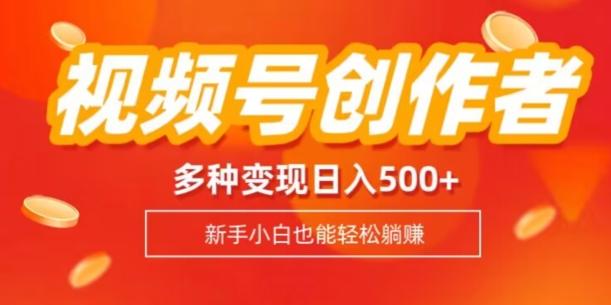 视频号创作者计划，多种变现方式，日入500+【内附1080g视频素材】-云泽轻创网