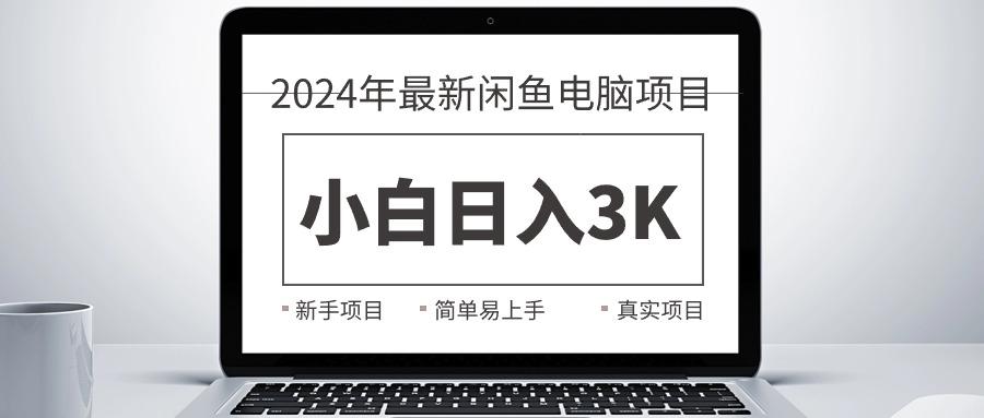 2024最新闲鱼卖电脑项目，新手小白日入3K+，最真实的项目教学-云泽轻创网